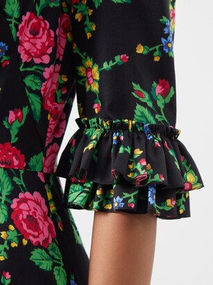 【THE VAMPIRE'S WIFE】The Wild Rose Dress The Vampire's Wife The Wild Rose Midi Dress — UFO No More