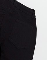 Thumbnail for your product : ASOS Tall ASOS DESIGN Tall High rise 'effortless' stretch kick flare jeans in black