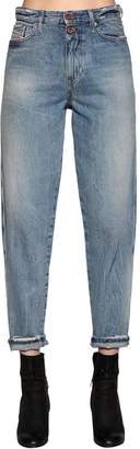 Diesel Faded Cotton Denim Jeans