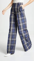 Thumbnail for your product : Sonia Rykiel Wide Leg Plaid Pants