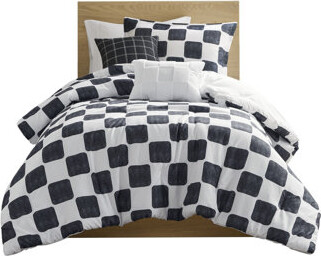 Intelligent Design Miley Checkered Comforter Set