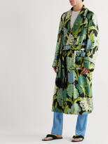 Thumbnail for your product : Tom Ford Floral-Print Silk-Twill Robe