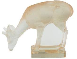 Lalique Crystal Deer Figurine