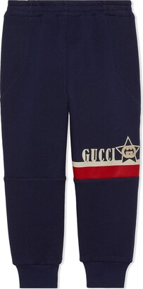 Gucci Children Logo-Print Cotton Track Pants
