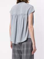 Thumbnail for your product : TOMORROWLAND pleated short sleeve blouse