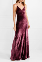 Thumbnail for your product : CAMI NYC The Serena Velvet Maxi Dress - Burgundy