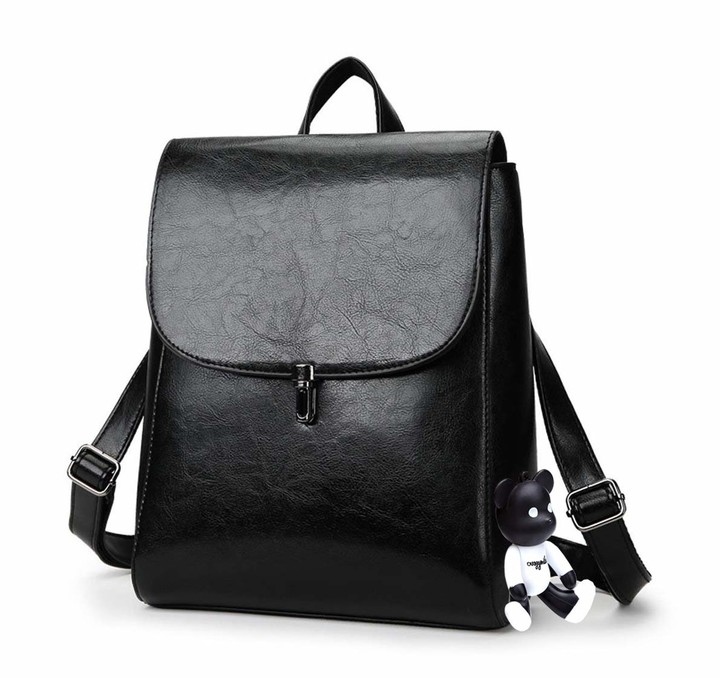 DEERWORD Womens Backpack Handbags Ladies Rucksack Shoulder Bags PU Leather Mini Anti-theft Dayback 