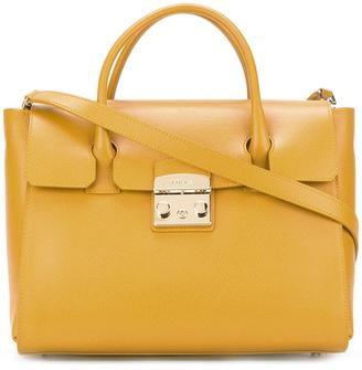 Furla fold-over tote - women - Calf Leather - One Size