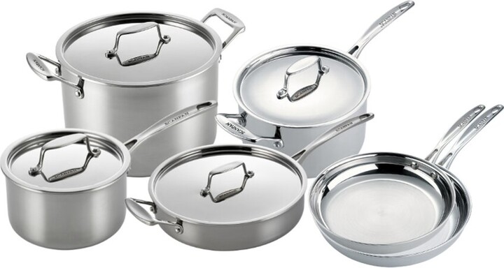 SCANPAN 10pc Fusion 5 Cookware Set
