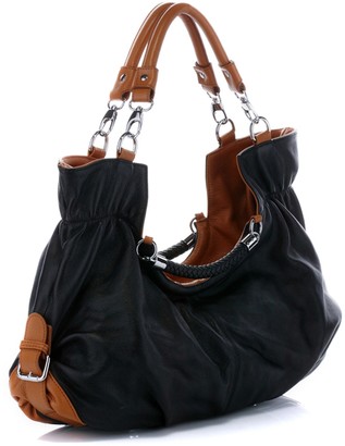 Vicenzo Leather Maselle Italian Leather Tote Handbag