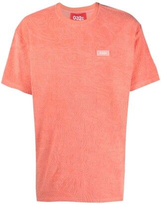 032c textured cotton T-shirt