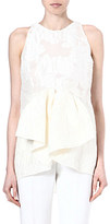 Thumbnail for your product : Giambattista Valli Floral jacquard top Ivory