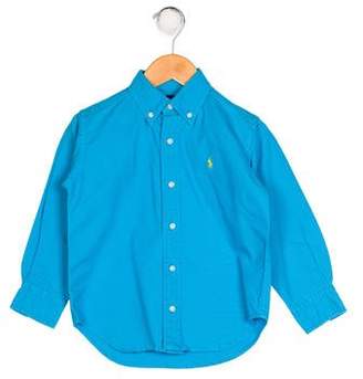 Ralph Lauren Boys' Collared Button-Up Shirt w/ Tags