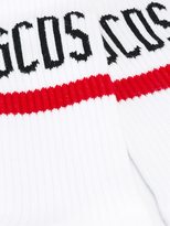 Thumbnail for your product : Gcds - logo print socks - men - Cotton/Polyamide/Spandex/Elastane - One Size