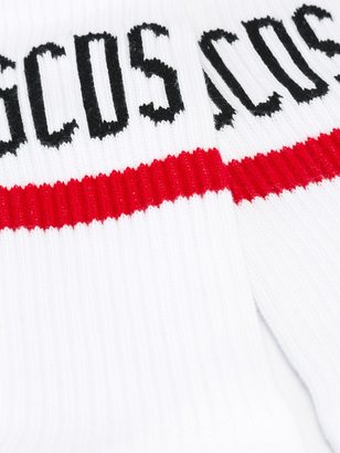 Gcds - logo print socks - men - Cotton/Polyamide/Spandex/Elastane - One Size