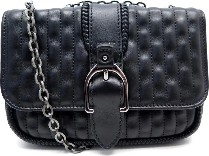 Longchamp Quilted Chain-Strap Cross-Body Bag