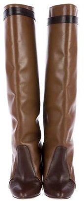 Givenchy Fold-Over Wedge Boots