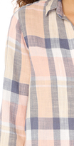 Thumbnail for your product : Bella Dahl Frayed Hem Button Down Shirt