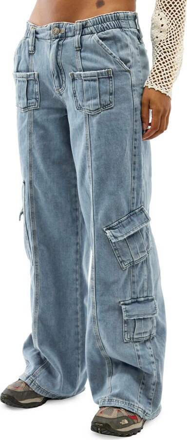 BDG Y2K Low Rise Denim Cargo Pants - ShopStyle Trousers