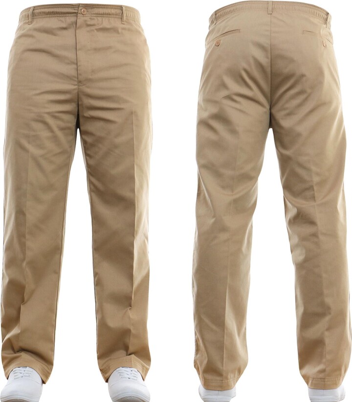 VOID LONDON JEANBASE New Mens Elasticated Stretch Waist Regular Fit