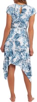 Thumbnail for your product : La Blanca Tranquility Palm Tie-Front Surplice Dress