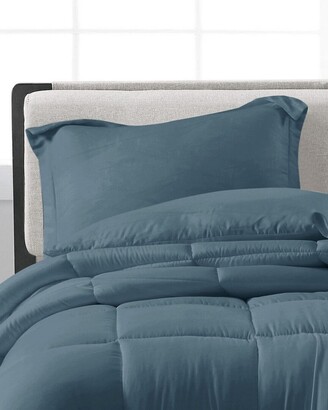 Cannon Solid Dark Blue 3Pc Comforter Set