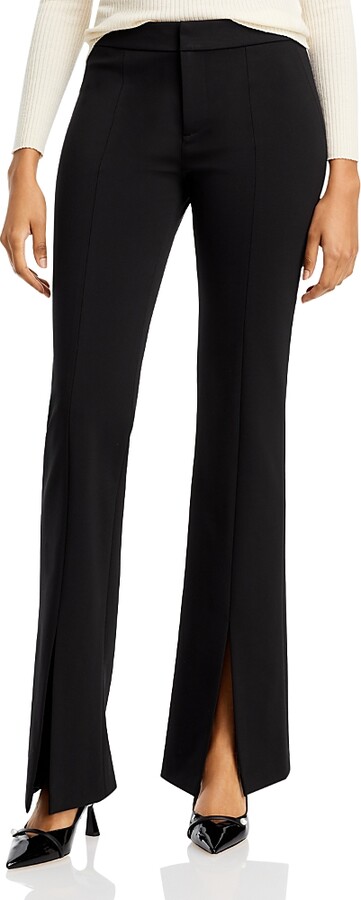 Alice + Olivia Walker Slit Slim Leg Pants