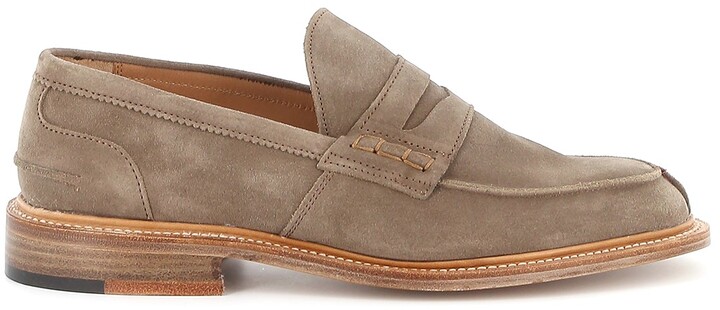 Tricker's Trickers James Penny Loafer Suede - ShopStyle