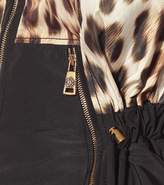 Thumbnail for your product : Roberto Cavalli Leopard-print track jacket