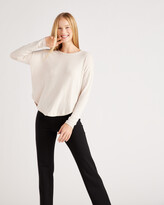 Thumbnail for your product : Quince Brushed Long Sleeve Lounge T-Shirt