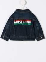 Thumbnail for your product : Moschino Kids pocket denim jacket