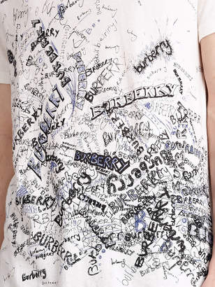 Burberry doodle print T-shirt