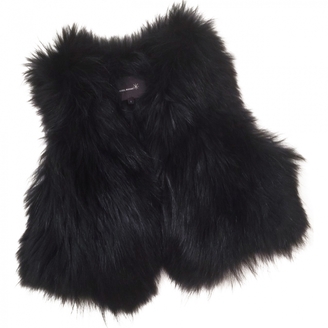 Isabel Marant Black fur coat.