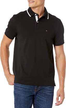 Tommy Hilfiger Men's Short Sleeve Luxe Cotton Polo Shirt in Custom Fit -  ShopStyle