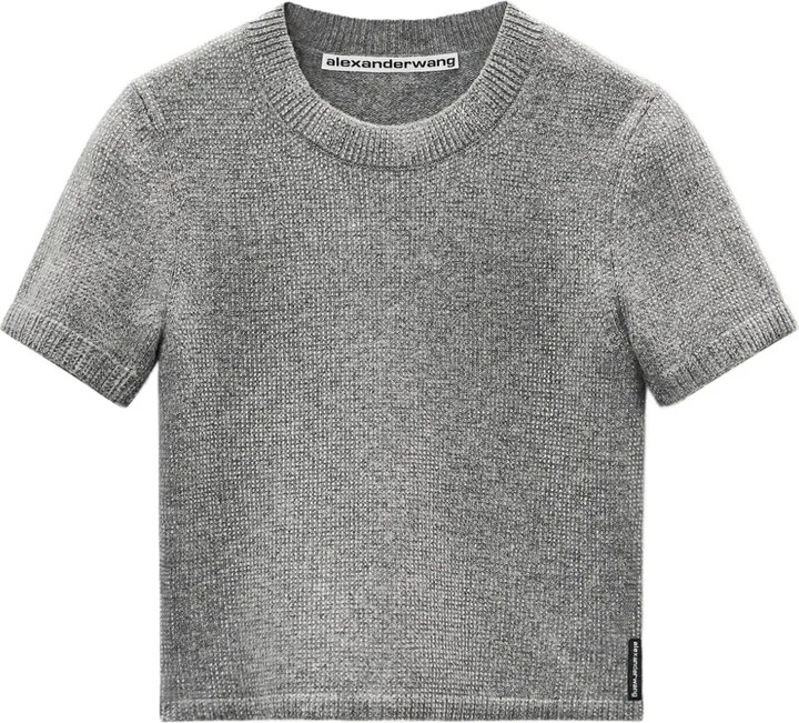Alexander Wang Embellished Crew-Neck T-Shirt