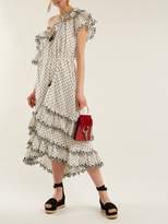 Thumbnail for your product : Zimmermann Jaya Off The Shoulder Linen Dress - Womens - Cream Multi