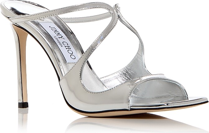 Jimmy Choo Women's Anise 95 Strappy High Heel Slide Sandals