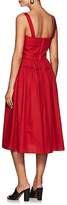 Thumbnail for your product : Barneys New York Women's Cotton Poplin Bustier Dress - Red