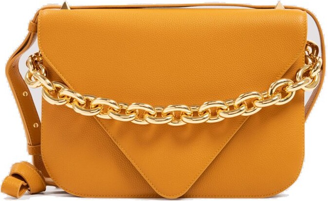 Bottega Veneta Loop Small Intrecciato-leather Cross-body Bag - Yellow -  ShopStyle