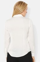 Thumbnail for your product : Lauren Ralph Lauren Lace Bib Shirt (Plus Size)