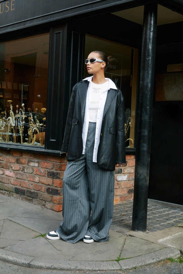 black leather jacket size 16