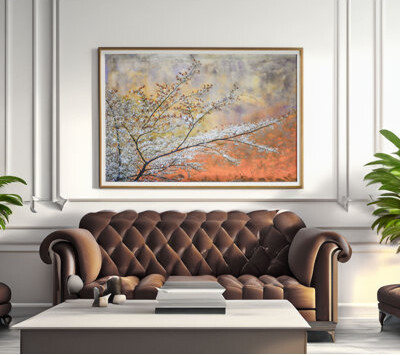 Wildon Home Framed Blossoms Giclee 48x72