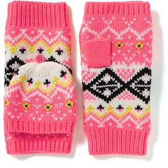 Old Navy Sweater-Knit Convertible Mittens for Girls
