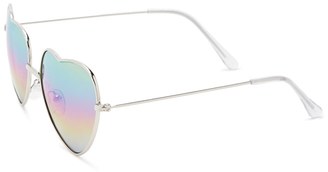 Forever 21 Tinted Heart Sunglasses