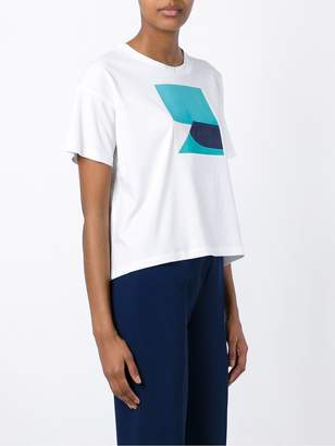 Marni colour block print T-shirt