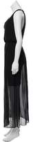 Thumbnail for your product : Alice + Olivia Silk Maxi Dress Black Silk Maxi Dress