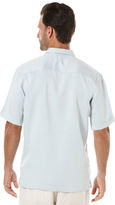 Thumbnail for your product : Cubavera Short Sleeve 2 Front Insert Panel With Pickstitching