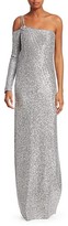 Thumbnail for your product : St. John Sequin One-Shoulder Gown