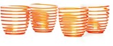 Thumbnail for your product : Yali Glass - Set Of Four A Filo Goto Tumblers - Orange