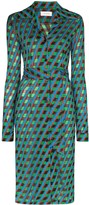 Thumbnail for your product : Wales Bonner Celeste geometric-print midi dress